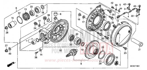 ENGRENAGE MENE DE SORTIE (ST1300A) ST1300AE de 2014